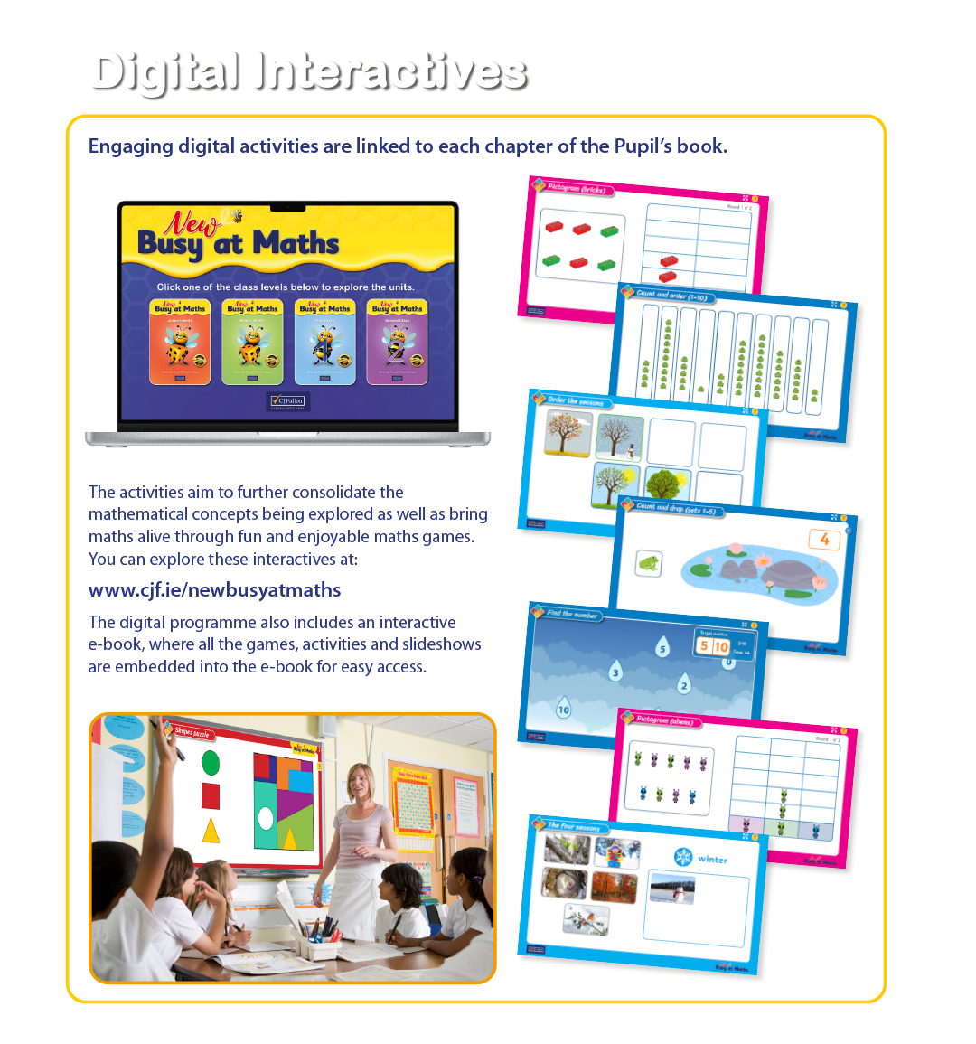 New Busy at Maths Digital Interactives Detail